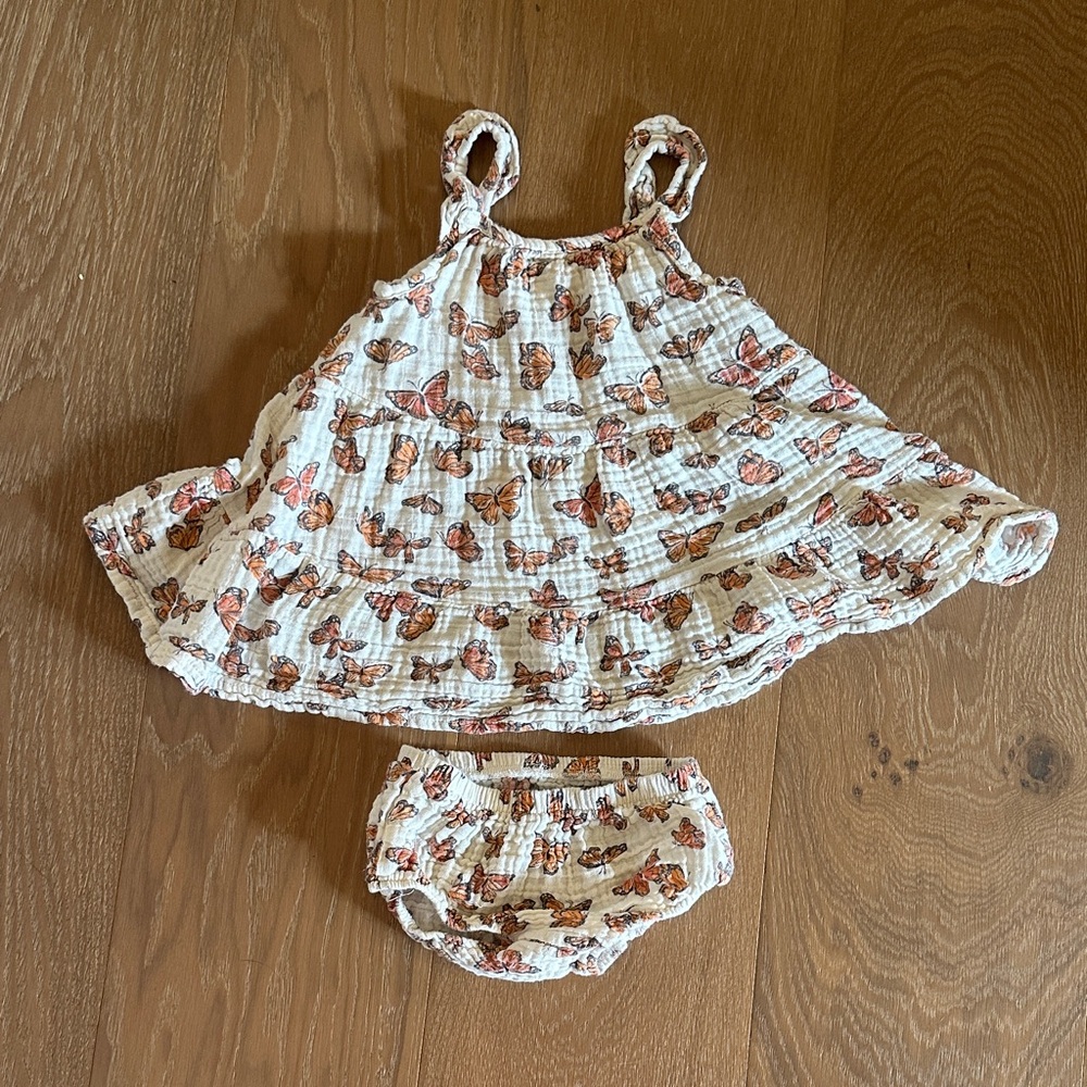 Angel Dear Butterfly Print Diaper Cover Set